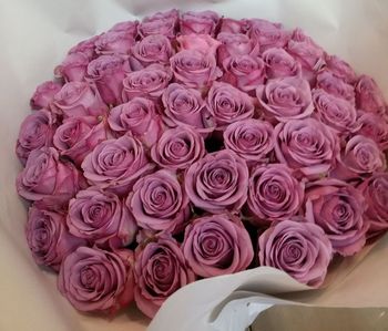 Букет моно 101 роза, Эквадор, 60см